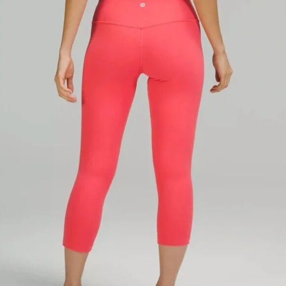 Lululemon Align™ Super-High-Rise Crop 21" Pale Raspberry 2 - Picture 2 of 3